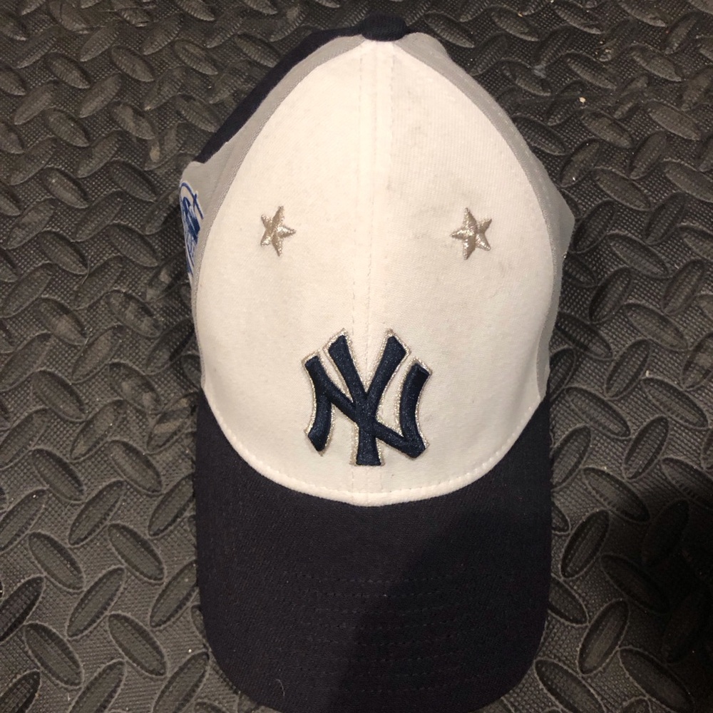 Kids Navy and White Baseball Cap